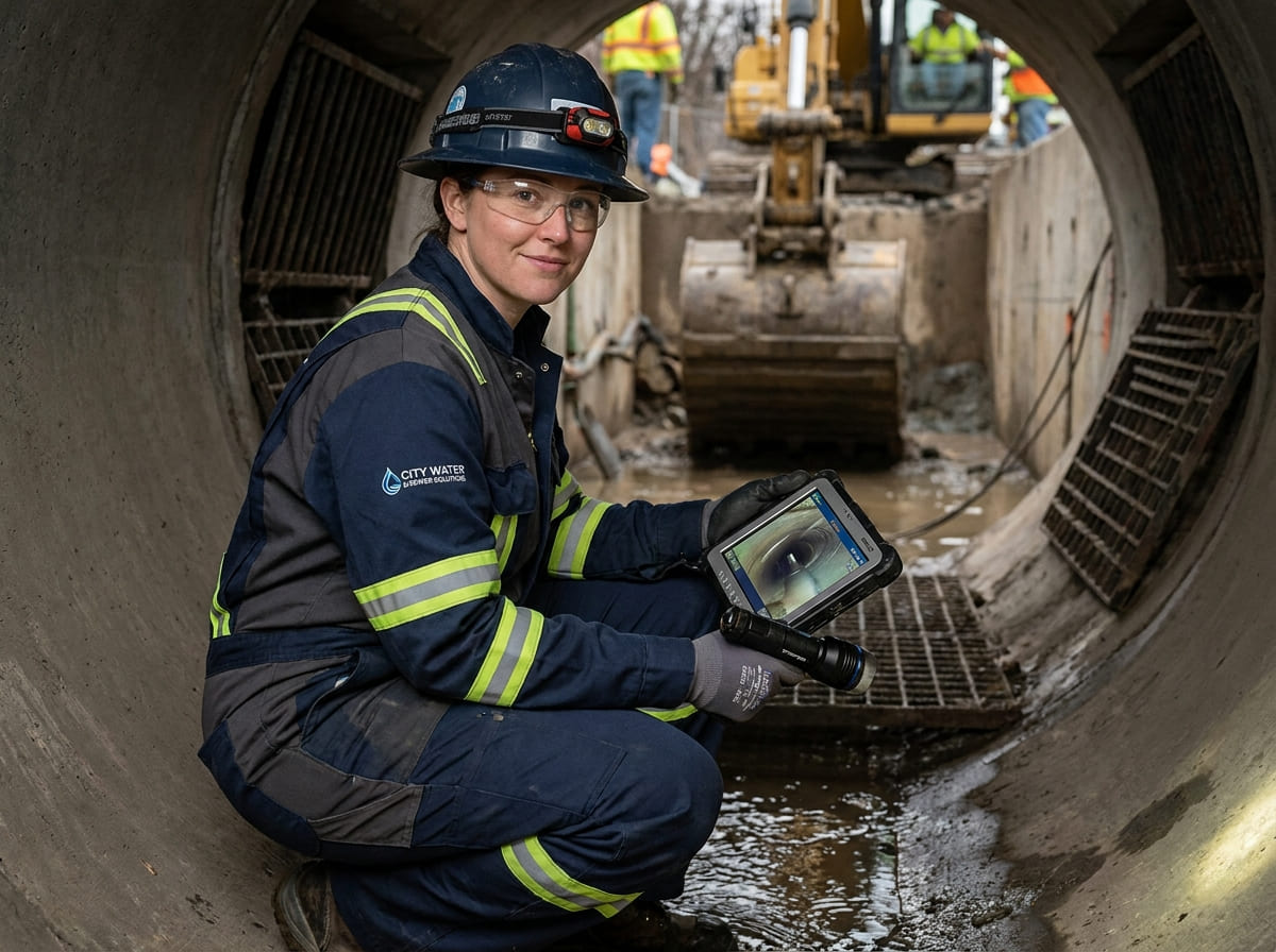 Sewer Line Inspection & Replacement in East Bernard
